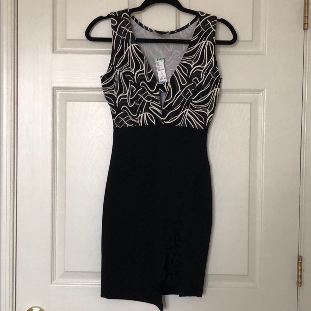 Papaya cocktail dress